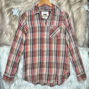 Obey Propaganda Plaid Button Down Shirt